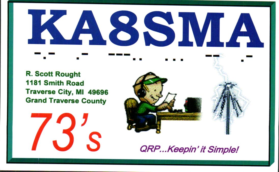 KA8SMA QSL front