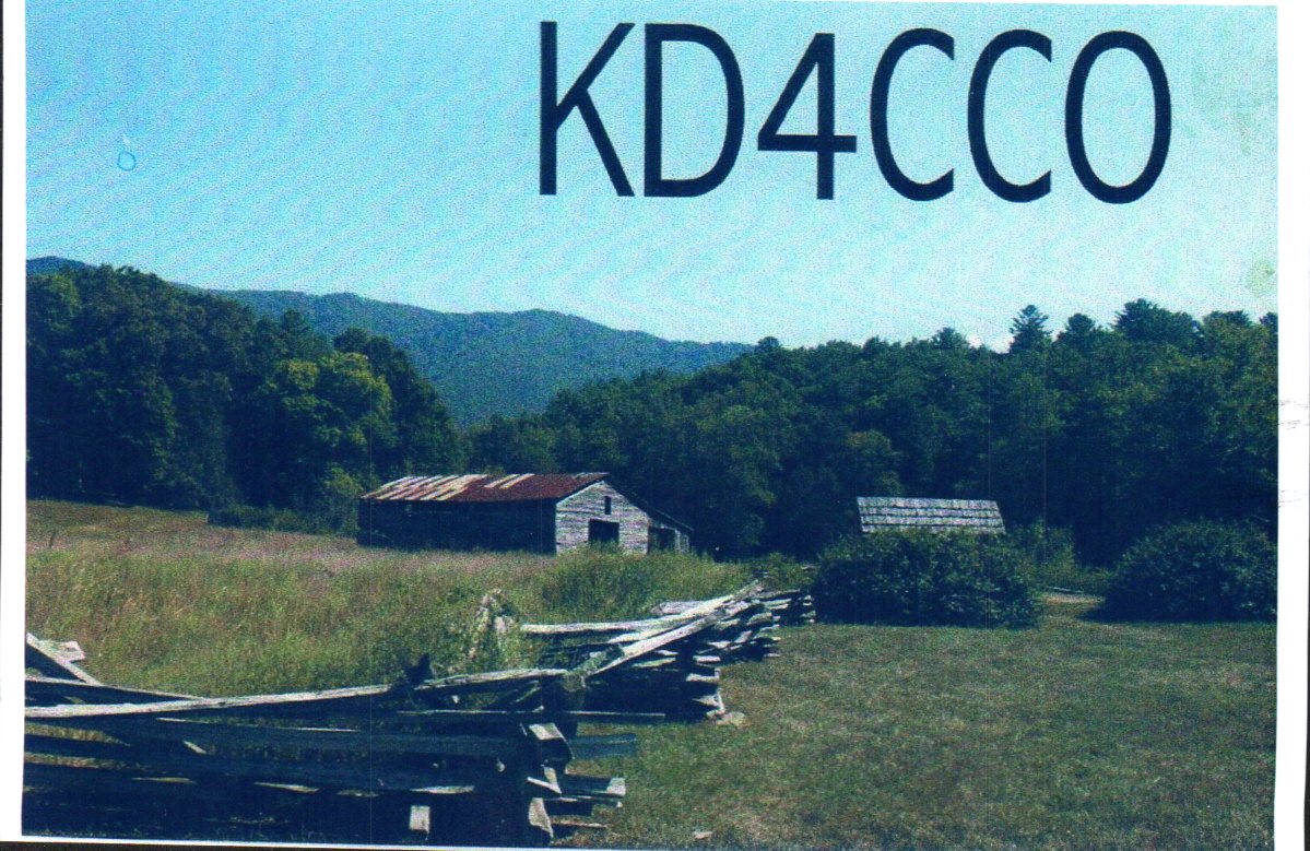 KD4CCO QSL front