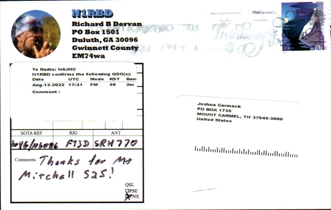 N1RBD QSL back